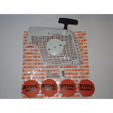 Stihl Starter Anwerfvorrichtung + Typenschild für MS 270 280 C