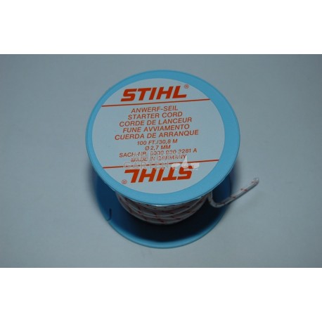 Stihl 2,7 mm Starterseil Anwerfseil 30,8m Rolle