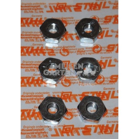Stihl Mutter Sechskantmutter Schwertbefestigung Kettenraddeckel MS HT 6x