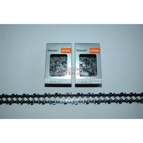 2x Stihl RM Saw Chain 1,6 mm 53 cm 404" SEMI CHISEL 68 Drive Links