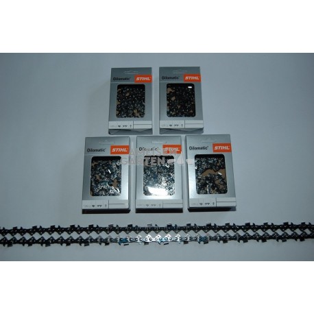 5x Stihl RS Saw Chain 60 cm 1,5 mm 3/8" FULL CHISEL 84 Drive Links