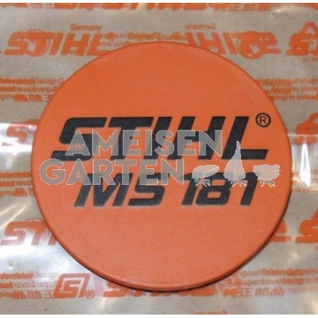 Stihl Typenschild Motorsäge MS181 MS 181