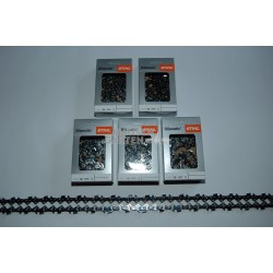 5x Stihl RS Saw Chain 40 cm 1,6 mm 325" FULL CHISEL 67 Drive Links