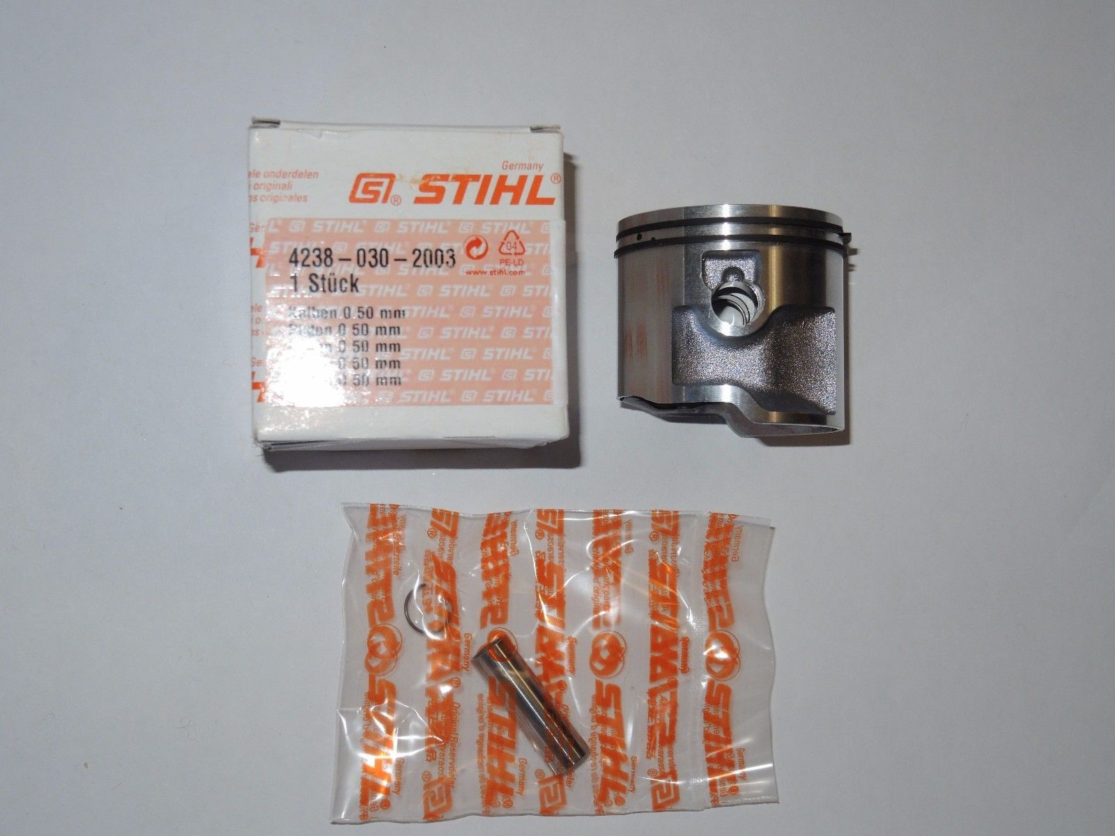 50mm Zylinder Kolbensatz Kolbenringe Trennschleifer Kit Für STIHL TS410 TS420 