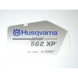 Husqvarna 523035605 Aufkleber Starter Startergehäuse Motorsäge 562 XP