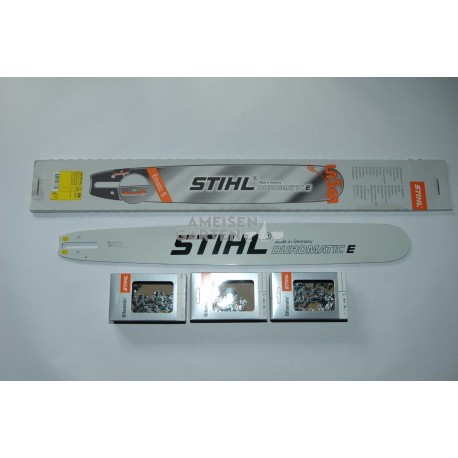 Stihl Schiene Schwert 63 cm 1,3 3/8" Duromatic + 3x PM Halbmeissel Kette