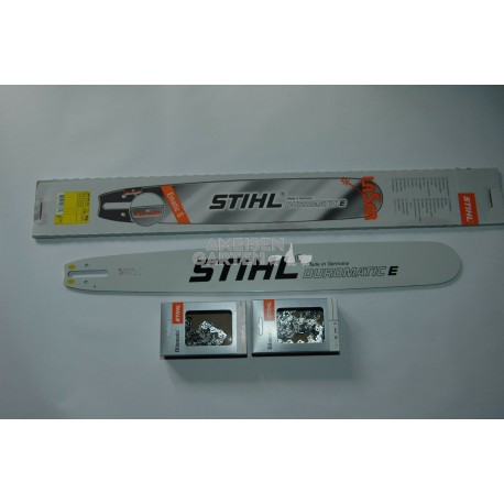 Stihl Schiene Schwert 63 cm 1,3 3/8 Duromatic + 2xPM Halbmeissel Kette -  AMEISENGARTEN