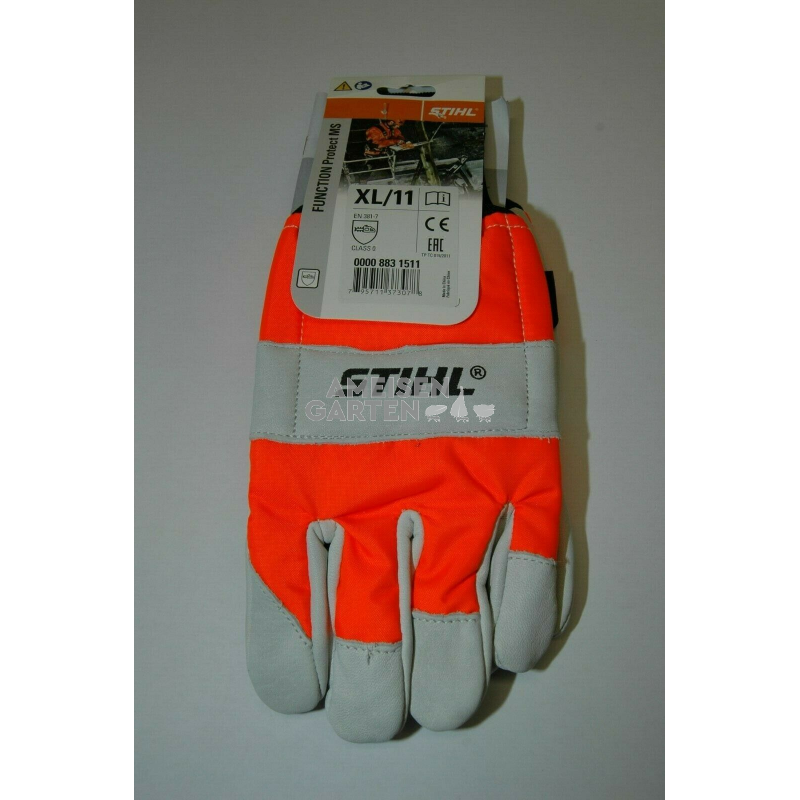 Stihl FUNCTION PROTECT Handschuhe Lederbesatz + Schnittschutz Gr. XL -  AMEISENGARTEN