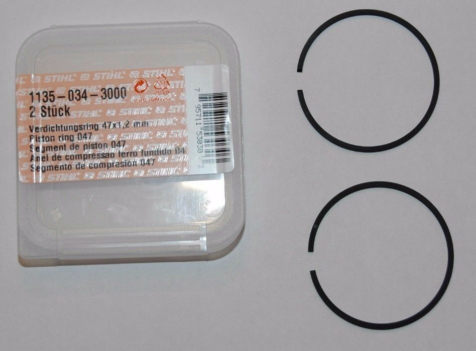 Ring für Kolben Piston ring 47mm x 1,2mm für Stihl MS 341 361 MS341 