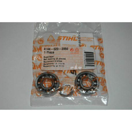 4144 2050 Original 2x Stihl Kugellager HT 56 HT56 SR 200 SR200 KM56 BG56 BG66 BG86 BR200 FC56 SH56 SH86