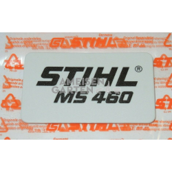 1128 Stihl Typenschild Motorsäge MS460 MS 460