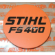 4128 Stihl Typenschild Freischneider FS400 FS 400