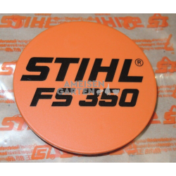4134 Stihl Typenschild Freischneider FS350 FS 350