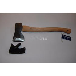 Husqvarna Handbeil Axt 37,5 cm 600g handgeschmidet mit Hickory Stiel