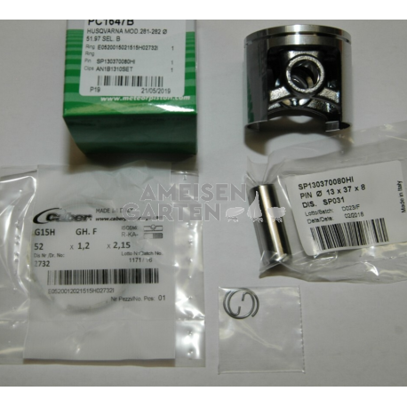 PC1824 METEOR 46mm Kolben für Husqvarna 357XP 357XPG