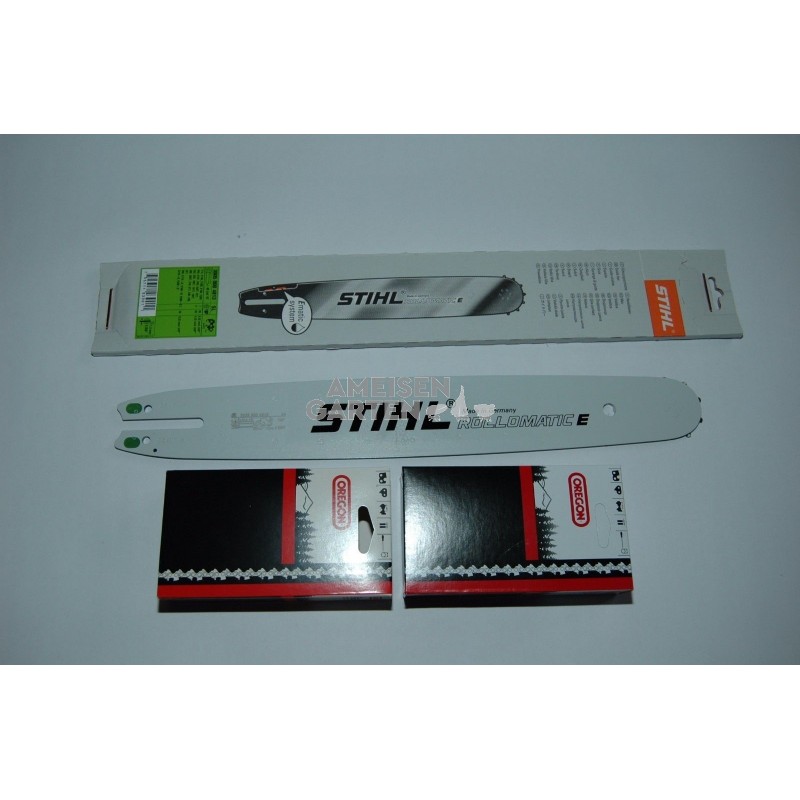 30cm Führungsschiene 3//8P 4 Ketten für Stihl 021 MS 210 guide bar chain