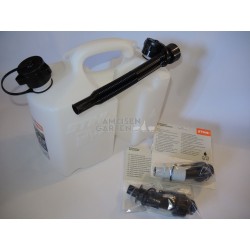 Stihl 5L + 3L Kombikanister Kanister für Benzin u Kettenöl + Einfüllsysstem